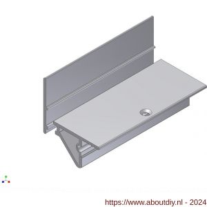 AluArt glaslijst G15 L 6000 mm aluminium brute - A20201318 - afbeelding 1