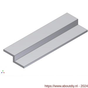 AluArt Z-profiel 14x8x14x2 mm L 1000 mm set 6 stuks 8713329117015 aluminium brute - A20200965 - afbeelding 1