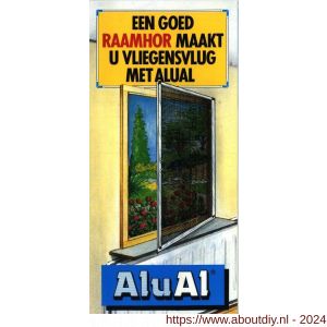 AluArt Alual sluitwervel grijs kunststof - A20201400 - afbeelding 1
