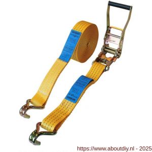 Berdal Loadlok sjorband 50 mm ratelgesp met haken 7 m - A50200891 - afbeelding 1