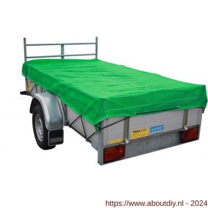 Berdal Loadlok aanhangwagen net fijnmazig met koord 160x300 cm groen - A50200860 - afbeelding 1