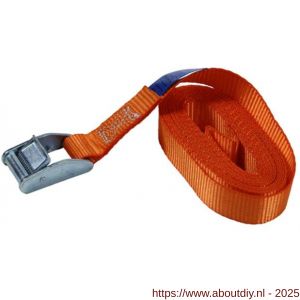 Berdal Loadlok spanband Professioneel met klemgesp 25 mm 4 m 175/350 daN oranje - A50200900 - afbeelding 1