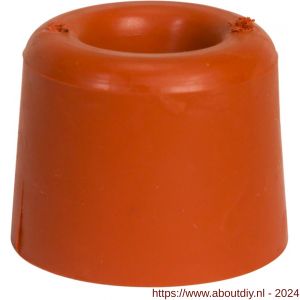 Gripline deurbuffer rubber 25 mm rood - A50200019 - afbeelding 1