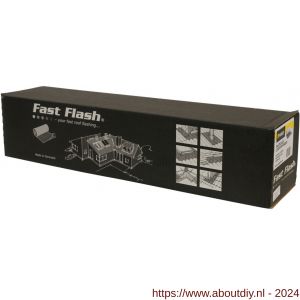 Pandser Fast Flash EPDM bladloodvervanger 0,56x5 m antraciet grijs - A50200368 - afbeelding 1