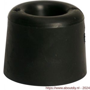Gripline deurbuffer rubber 25 mm zwart - A50200014 - afbeelding 1