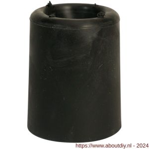 Gripline deurbuffer rubber 50 mm zwart - A50200016 - afbeelding 1