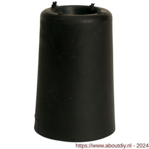 Gripline deurbuffer rubber 60 mm zwart - A50200017 - afbeelding 1