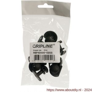 Gripline kniebeschermer knoppen lang set 10 stuks - Y20500186 - afbeelding 3