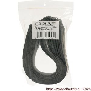Gripline kniebeschermer rubber riem 320 mm set 10 stuks - Y20500187 - afbeelding 2
