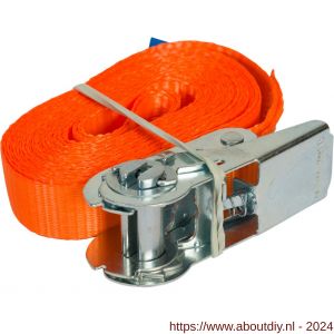 Konvox spanband 25 mm ratel 906 5 m LC 750/1500 daN oranje - A50201270 - afbeelding 2