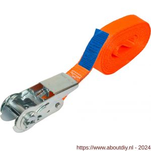 Konvox spanband 25 mm ratel 906 5 m LC 750/1500 daN oranje - A50201270 - afbeelding 3