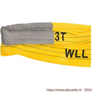 Konvox hijsband met lussen geel 3 ton 8 m - A50201282 - afbeelding 2
