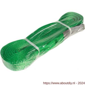 Konvox hijsband met lussen groen 2 ton 8 m - A50201281 - afbeelding 1
