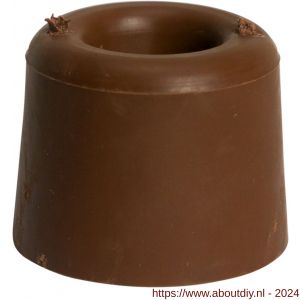 Gripline deurbuffer rubber 25 mm bruin - A50200004 - afbeelding 1