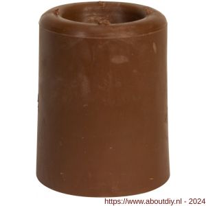 Gripline deurbuffer rubber 50 mm bruin - A50200006 - afbeelding 1