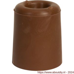 Gripline deurbuffer rubber 35 mm bruin - A50200005 - afbeelding 1