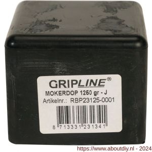 Gripline mokerdop rubber 1,25 kg kopmaat 41x41 mm - A50200466 - afbeelding 2