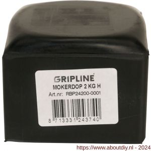 Gripline mokerdop rubber 2,00 kg kopmaat 49x49 mm - A50201300 - afbeelding 2