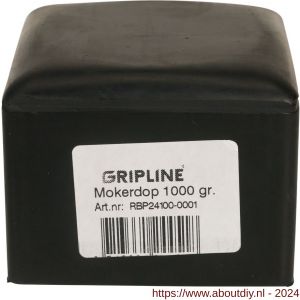 Gripline mokerdop rubber 1,00 kg kopmaat 40x40 mm - A50201297 - afbeelding 2