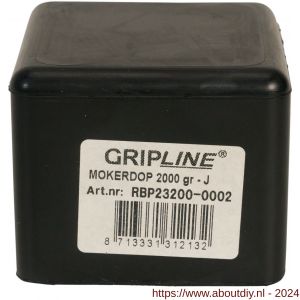 Gripline mokerdop rubber 2,0 kg kopmaat 48x48 mm - A50200471 - afbeelding 2