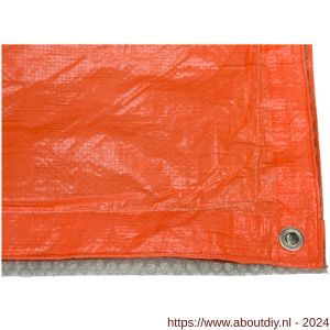Foliefol isolatie dekkleed (bruto) 4x6 m oranje - A50200351 - afbeelding 4