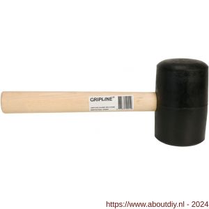 Gripline hamer rubber nummer 8 hard zwart - Y20500315 - afbeelding 2
