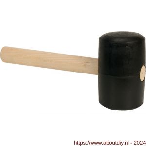 Gripline hamer rubber nummer 8 hard zwart - Y20500315 - afbeelding 3