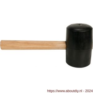 Gripline hamer rubber nummer 9 hard zwart - A50200450 - afbeelding 1