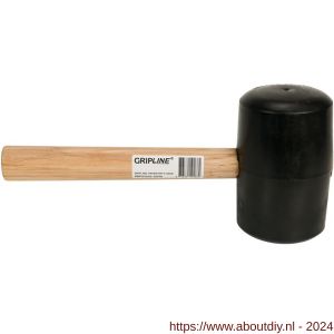 Gripline hamer rubber nummer 9 hard zwart - A50200450 - afbeelding 2