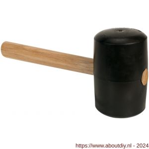 Gripline hamer rubber nummer 9 hard zwart - A50200450 - afbeelding 3