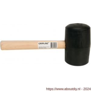 Gripline hamer rubber nummer 9 zacht zwart - A50200442 - afbeelding 2