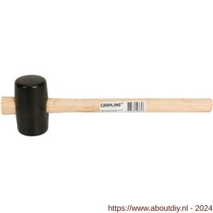 Gripline hamer rubber nummer 1 zacht zwart - A50200435 - afbeelding 2