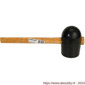 Gripline hamer rubber nummer 6 zacht zwart - A50200440 - afbeelding 2