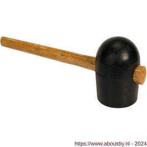 Gripline hamer rubber nummer 6 zacht zwart - A50200440 - afbeelding 3