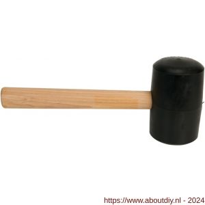 Gripline hamer rubber nummer 8 zacht zwart - Y20500318 - afbeelding 1
