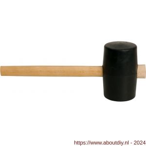 Gripline hamer rubber nummer 4 zacht zwart - Y20500316 - afbeelding 1