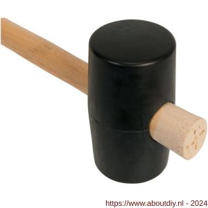 Gripline hamer rubber nummer 3 hard zwart - A50200445 - afbeelding 4