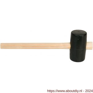 Gripline hamer rubber nummer 2 zacht zwart - A50200436 - afbeelding 1