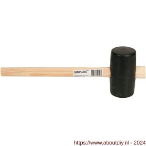 Gripline hamer rubber nummer 2 zacht zwart - A50200436 - afbeelding 2