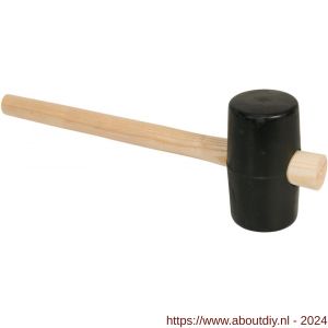 Gripline hamer rubber nummer 2 zacht zwart - A50200436 - afbeelding 3