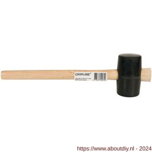 Gripline hamer rubber nummer 1 hard zwart - A50200443 - afbeelding 2