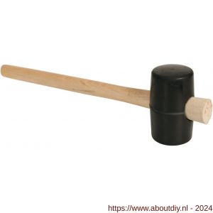 Gripline hamer rubber nummer 1 hard zwart - A50200443 - afbeelding 3