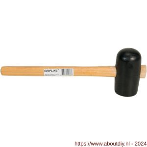 Gripline hamer rubber nummer 5 zacht zwart - A50200439 - afbeelding 2