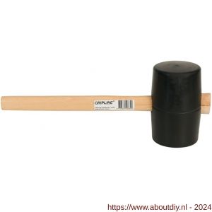 Gripline hamer rubber nummer 4 hard zwart - Y20500317 - afbeelding 2