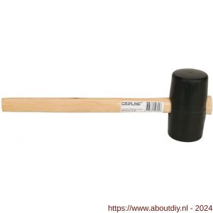 Gripline hamer rubber nummer 2 hard zwart - A50200444 - afbeelding 2