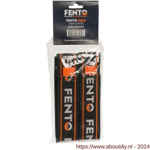 Fento kniebeschermer set elastieken 400-Max zwart - A50201253 - afbeelding 2
