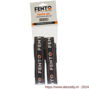Fento kniebeschermer Home set elastieken met clip zwart - A50201157 - afbeelding 4