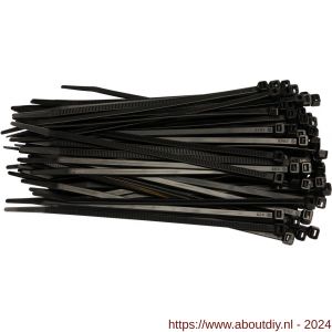 Konvox bundelbandje zwart 4.8x190 mm pak 100 stuks - A50200694 - afbeelding 1