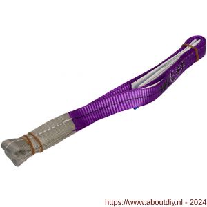 Konvox hijsband met lussen violet 1 ton 1 m - A50200922 - afbeelding 1