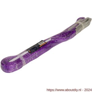 Konvox hijsband met lussen violet 1 ton 2 m - A50200924 - afbeelding 2